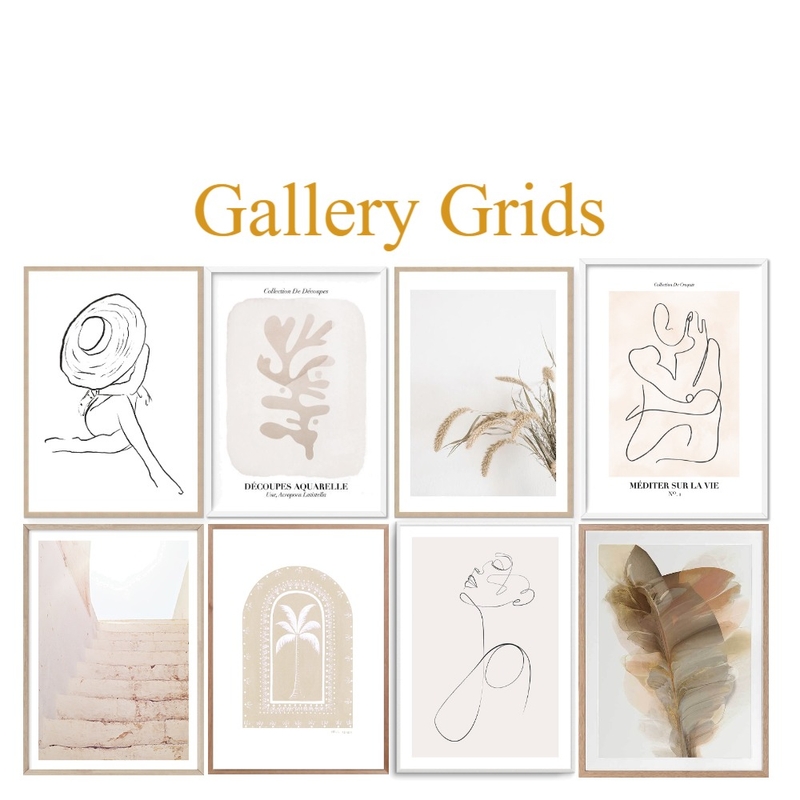 Gallery Grids Mood Board by JPM+SAG Staging and Redesign on Style Sourcebook