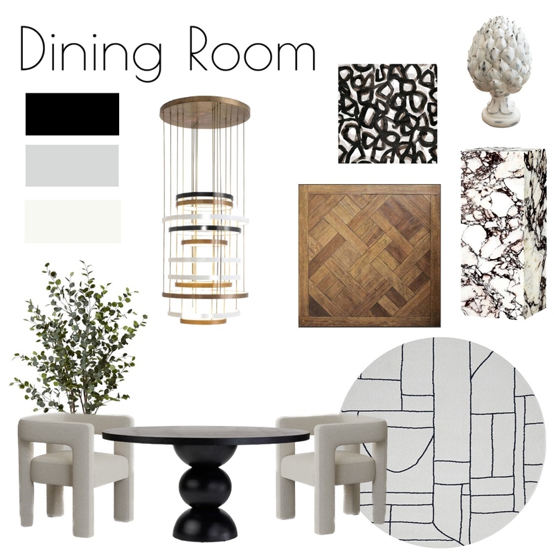 Module 9 - Dining Room 2 Mood Board by Ann.E.Stylist on Style Sourcebook