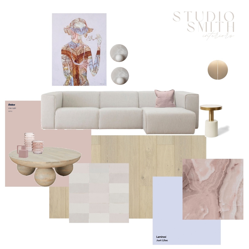 Jai Vasicek Art Inspired Living Room Mood Board by Studio Smith Interiors on Style Sourcebook