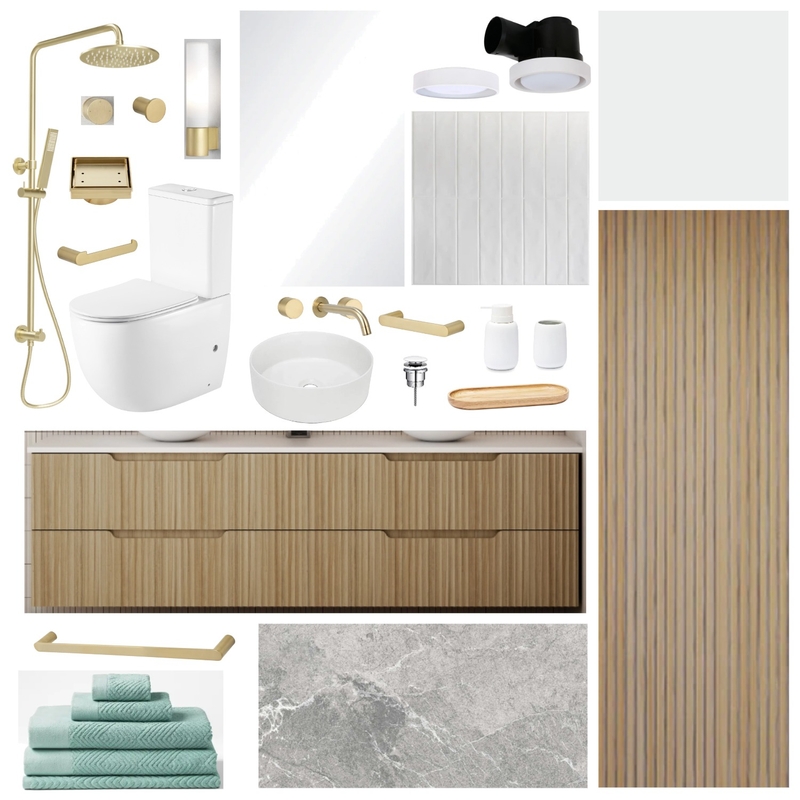 Ensuite Sample Board Mood Board by Michaela.Adams on Style Sourcebook