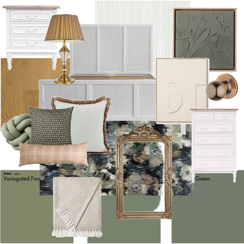 Modern/Vintage - Green Mood Board by Blackbird Studio on Style Sourcebook