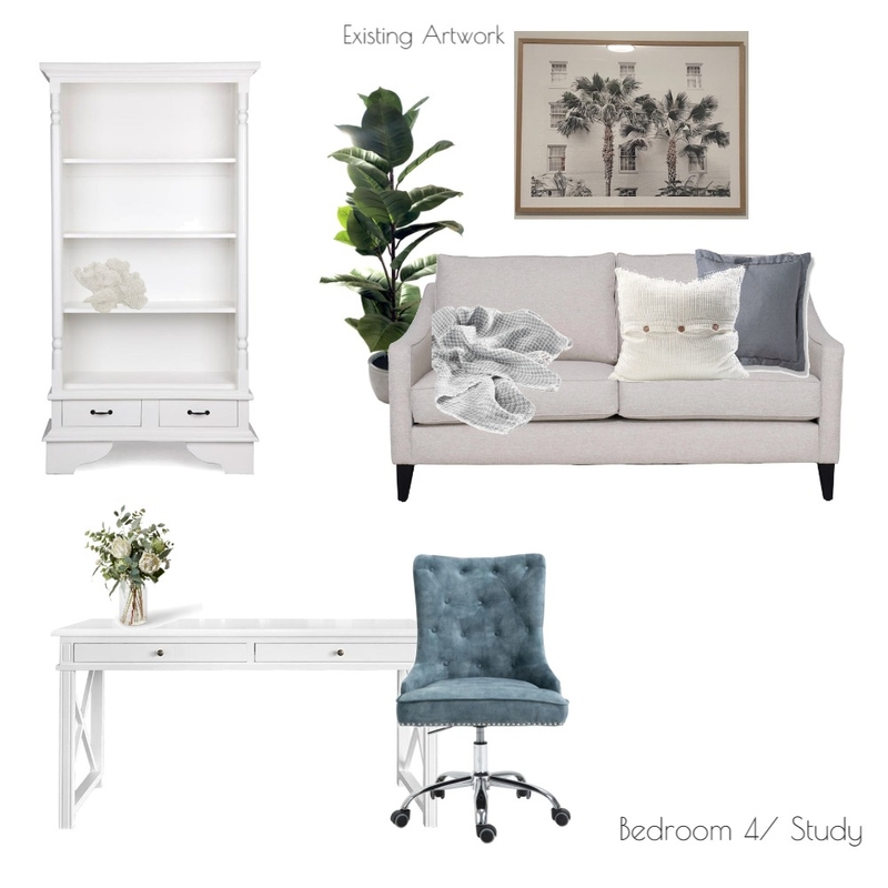 Study/ Bedroom 4 Mood Board by erinleighdesigns@hotmail.com on Style Sourcebook
