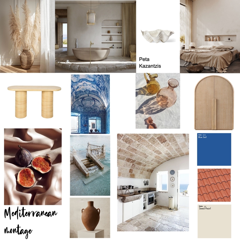 Mediterranean Montage Mood Board by PetaMaree on Style Sourcebook