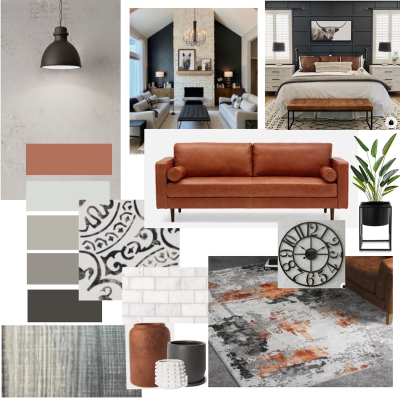 black white and clay pot Mood Board by JaimeG on Style Sourcebook