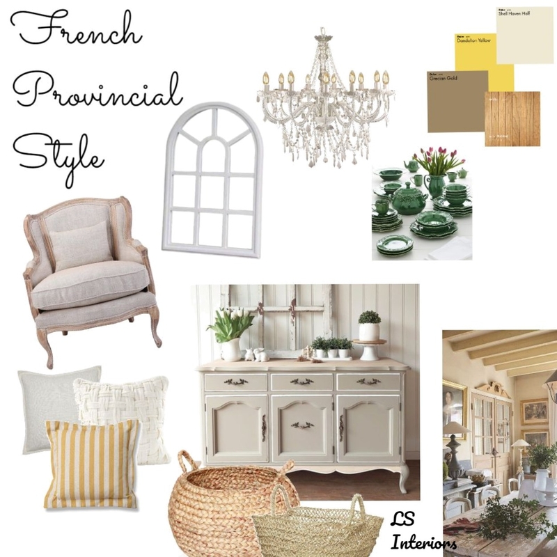 French Provincial Inspiration Mood Board by LS Interiors on Style Sourcebook