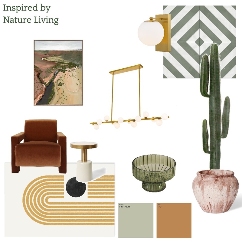 Inspired by Nature Living Mood Board by Ciara Kelly on Style Sourcebook