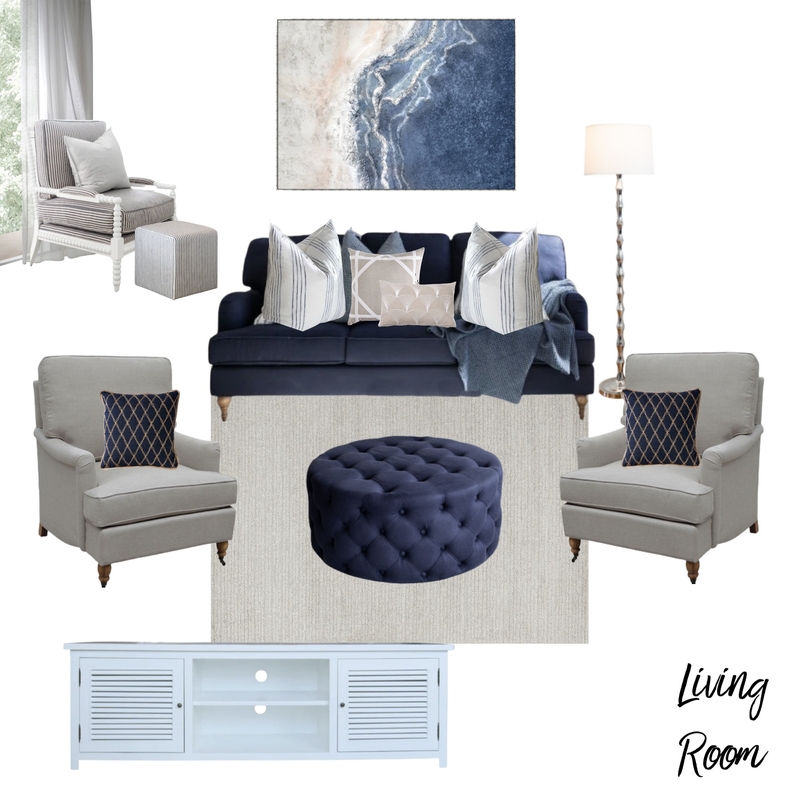 Living Room - Kogarah Bay Mood Board by Style My Home - Hamptons Inspired Interiors on Style Sourcebook