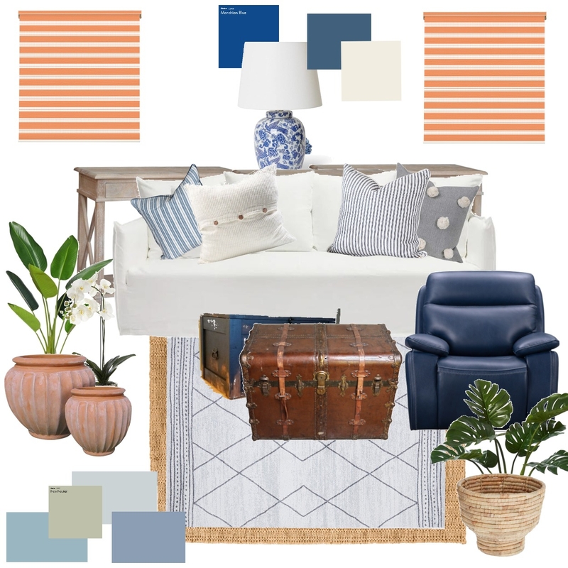 Living Room view from fireplace Kitch behind Mood Board by doodles on Style Sourcebook