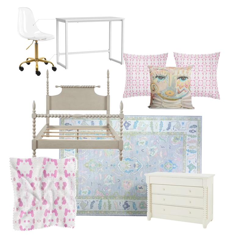 Bella's Room Option 2 Mood Board by brewerashlee@gmail.com on Style Sourcebook