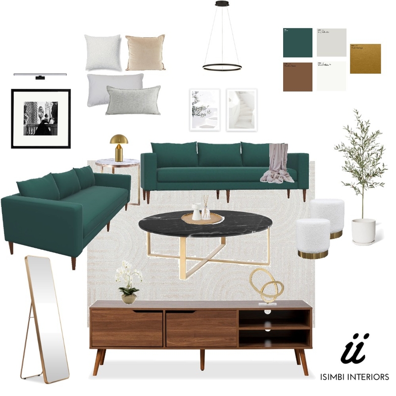 Modern Contemporary Living Room Mood Board by Tania Isimbi on Style Sourcebook
