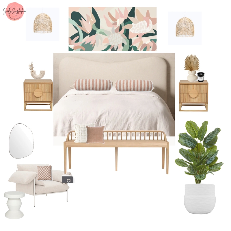 Beach house Bedroom3 Mood Board by sally guglielmi on Style Sourcebook