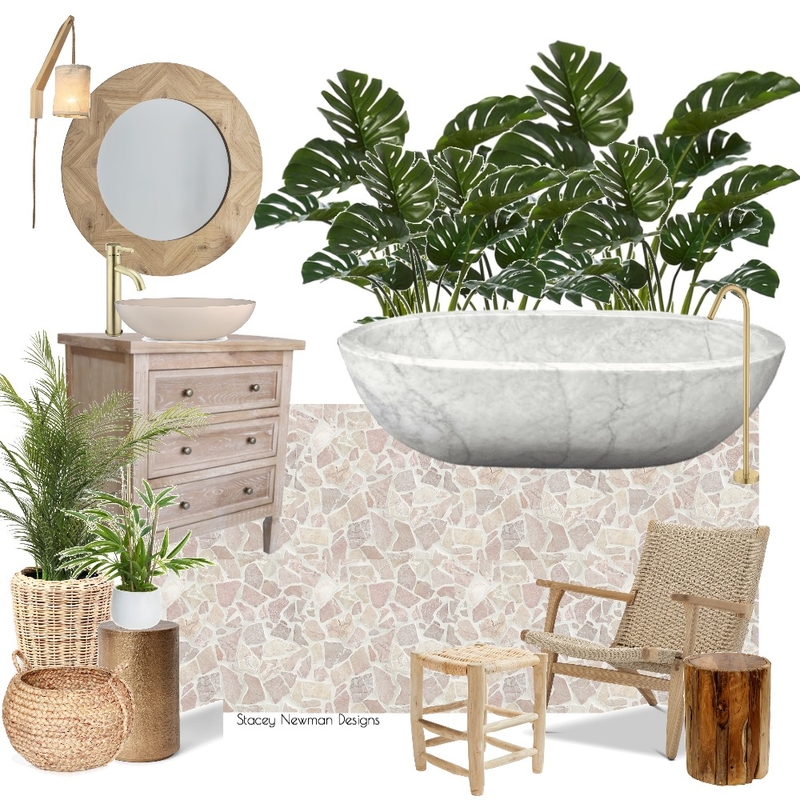 Bali Bathroom Mood Board by Stacey Newman Designs on Style Sourcebook