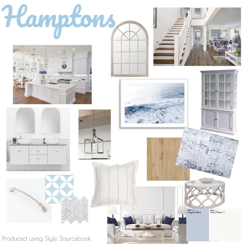 Hamptons Design Style Mood Board by shannan_welch on Style Sourcebook