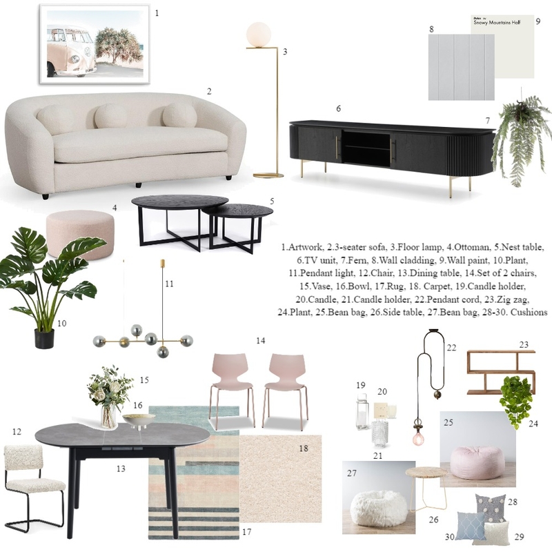 sample board Mood Board by TOGET on Style Sourcebook