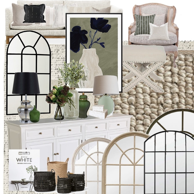 Hamptons Green Mood Board by Colette on Style Sourcebook