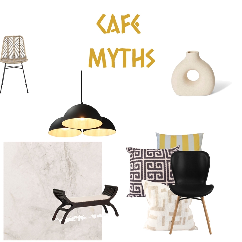 Cafe Myths Mood Board by Clau Lak on Style Sourcebook