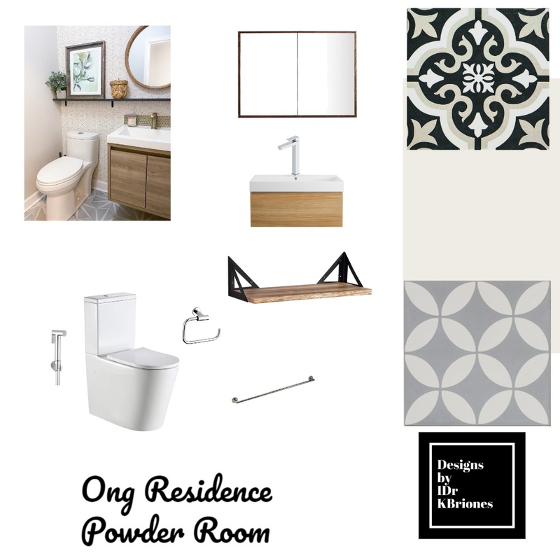 Ong Residence - Powder Room Mood Board by KB Design Studio on Style Sourcebook