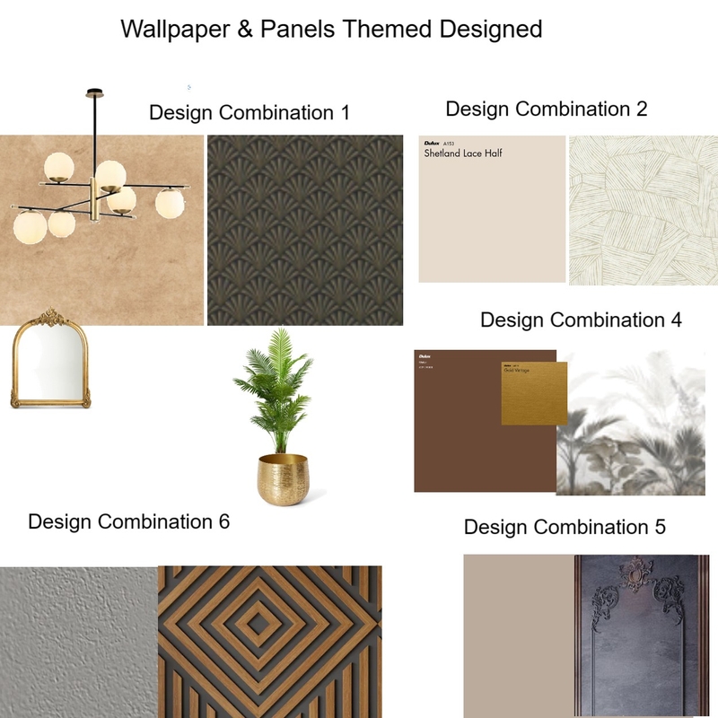 Wallpaper Design Mood Board by Asma Murekatete on Style Sourcebook