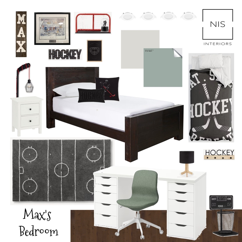 Max's bedroom - Design B Mood Board by Nis Interiors on Style Sourcebook