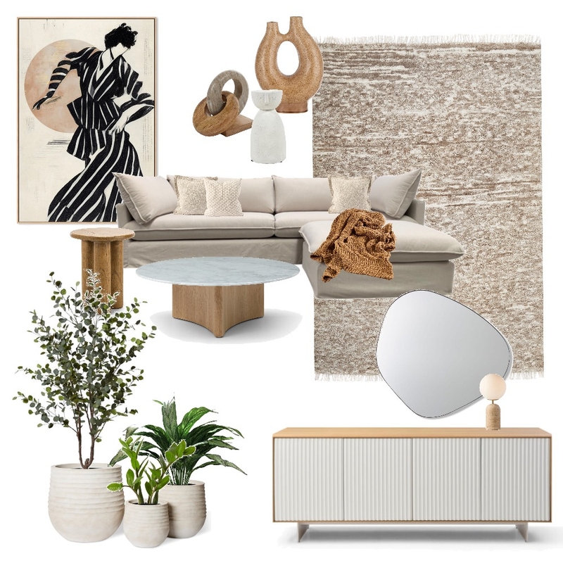 Modern Living Mood Board by Manea Interior Design & Styling on Style Sourcebook