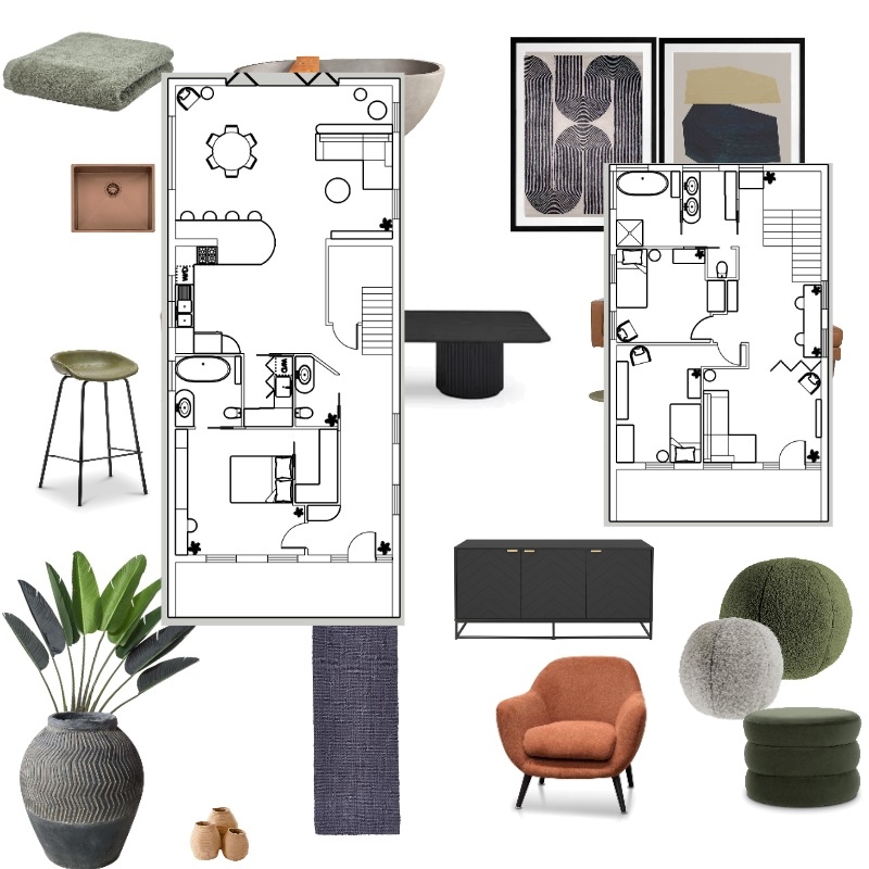 1F Triadic_Plan Mood Board by leannejrogers on Style Sourcebook