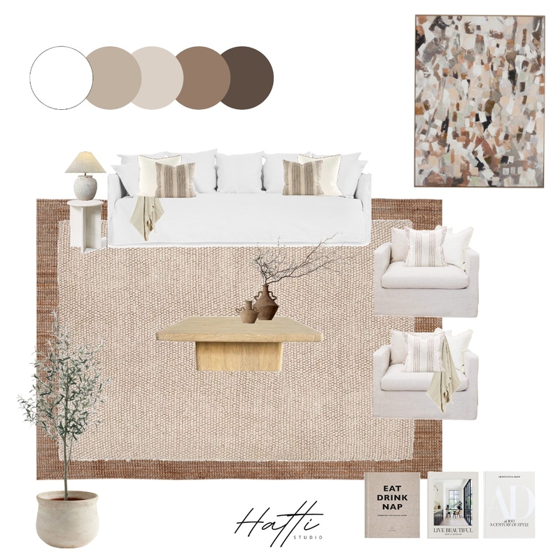 Earthy Living Mood Board by Hatti Interiors on Style Sourcebook