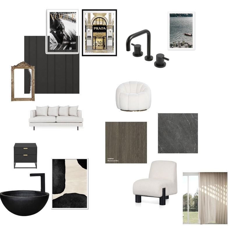 black Mood Board by elmo2 on Style Sourcebook