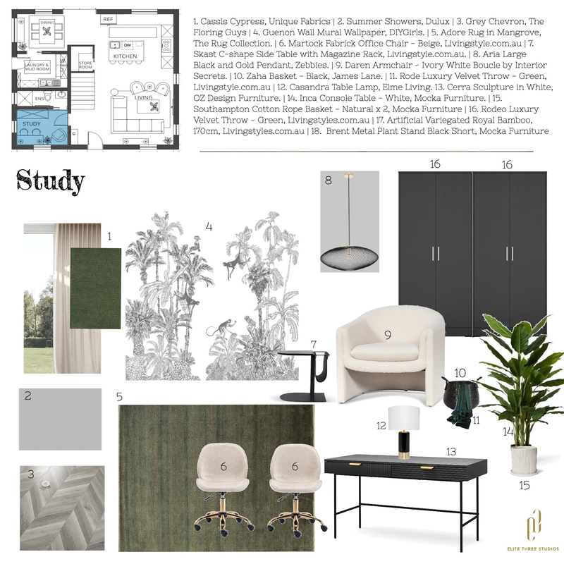IDI Assignment 9 - Study Mood Board by Candice Vorster on Style Sourcebook
