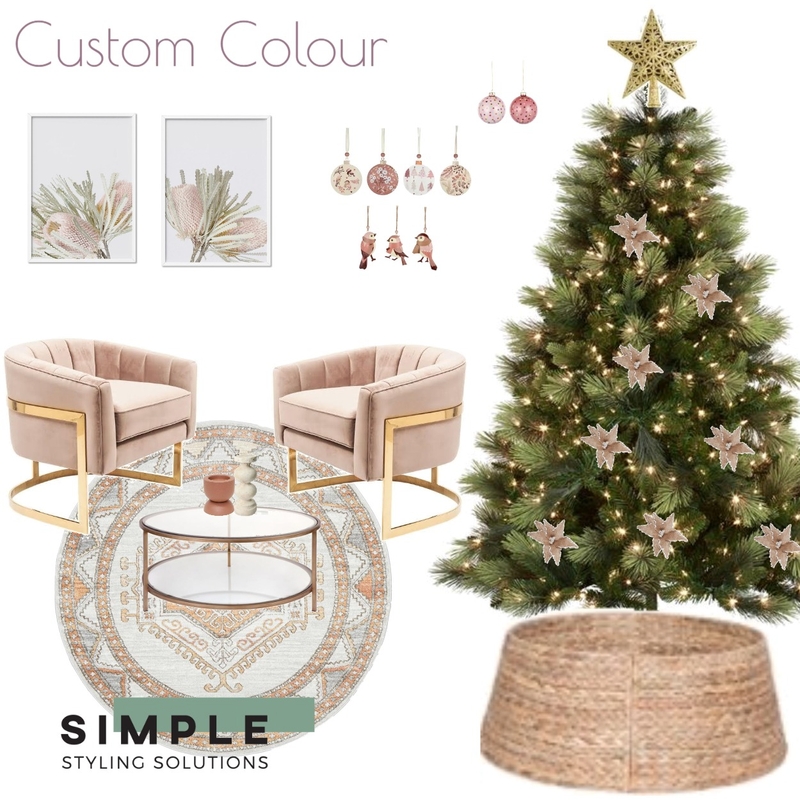 Custom blush pink Mood Board by Simplestyling on Style Sourcebook