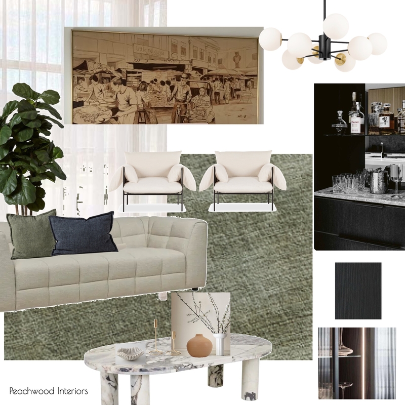 Kerry - In home bar 3 Interior Design Mood Board by Peachwood Interiors ...
