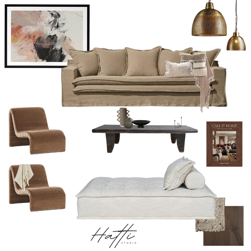LA inspired Living room Mood Board by Hatti Interiors on Style Sourcebook