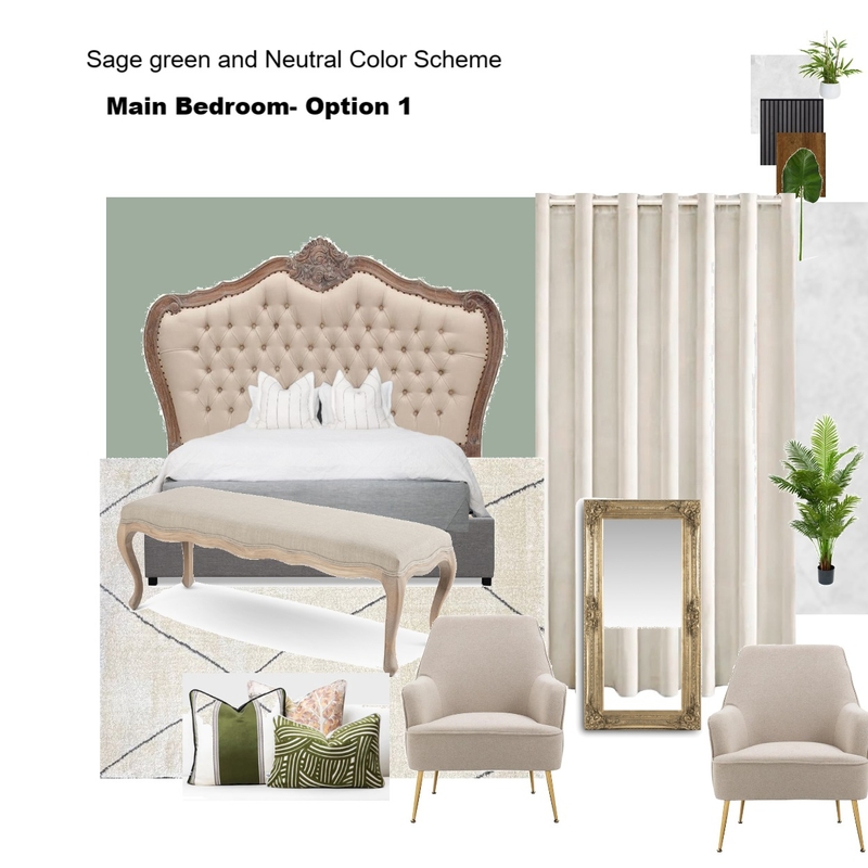 Master Bedroom option 1 Mood Board by Asma Murekatete on Style Sourcebook