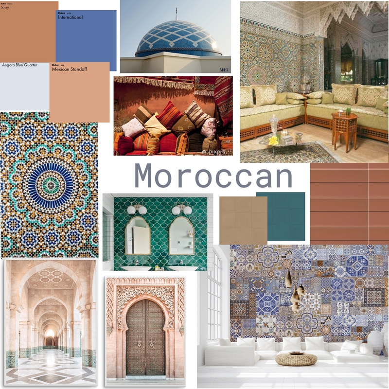 Moroccan Mood Board by Rochelleshaw on Style Sourcebook