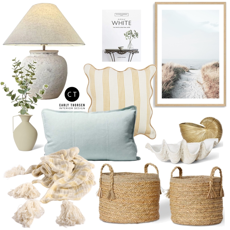 Classic coastal decor Mood Board by Carly Thorsen Interior Design on Style Sourcebook
