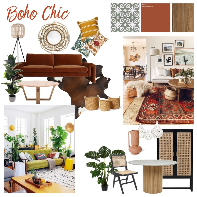 Boho Chic Mood Board by nikki.felix on Style Sourcebook