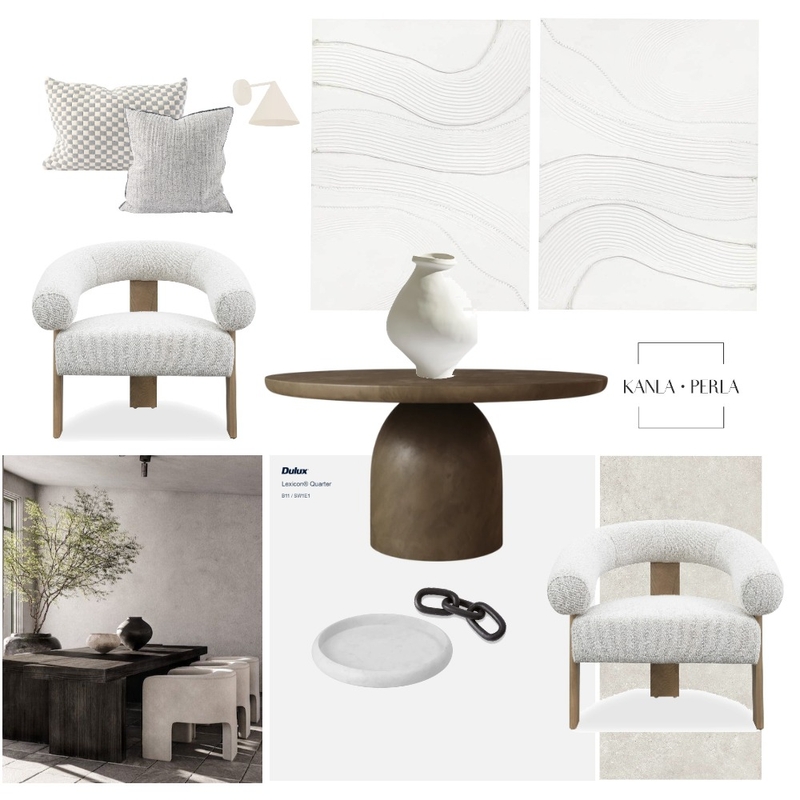 Project Blanc Mood Board by K A N L A    P E R L A on Style Sourcebook