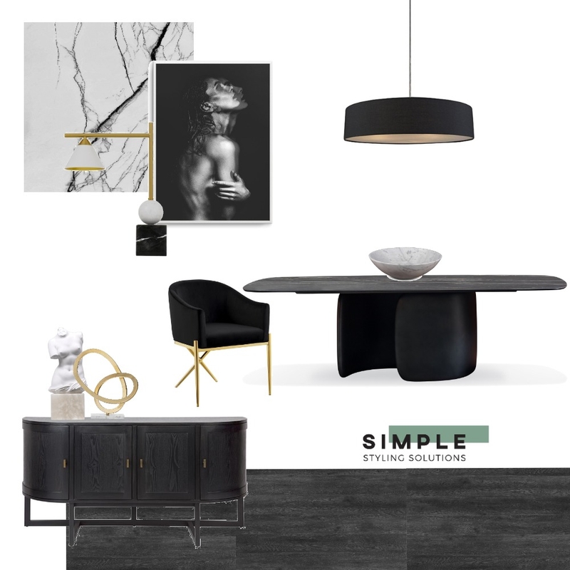 Emma - Luxe Dining 1 Mood Board by Simplestyling on Style Sourcebook