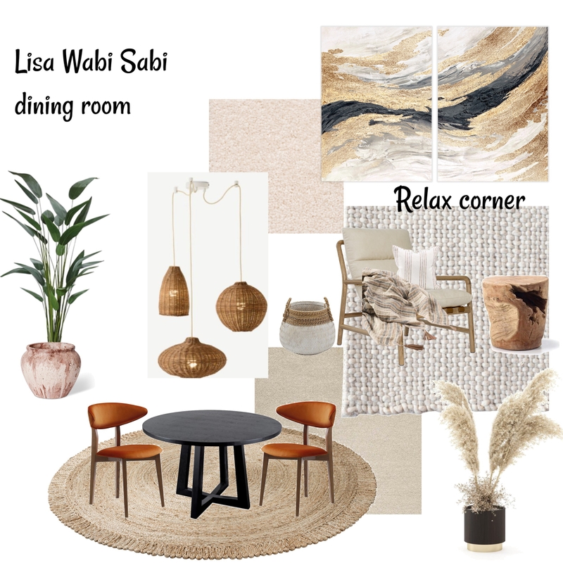 wabi sabi dining room Mood Board by lisabet on Style Sourcebook
