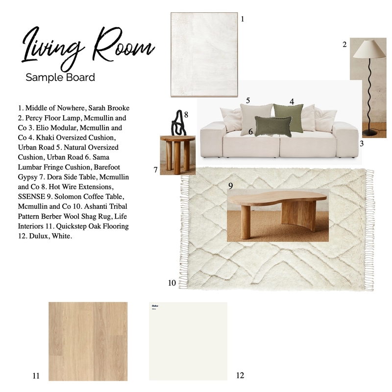 Module 9 Living Room Mood Board by EbonyPerry on Style Sourcebook