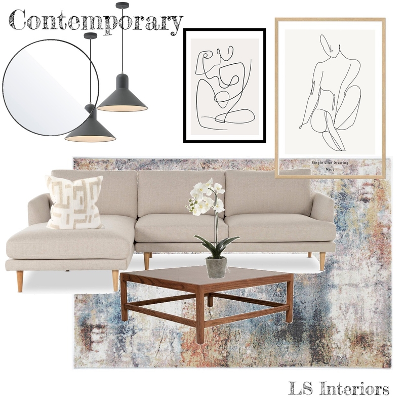 Contemporary Mood Board by LS Interiors on Style Sourcebook