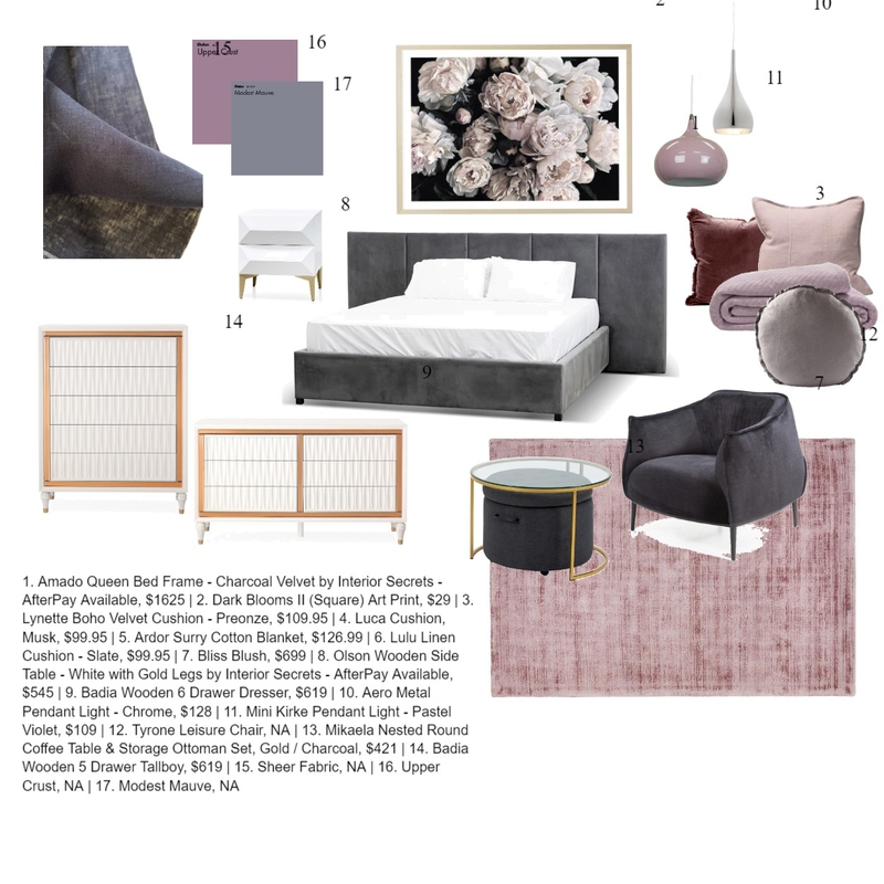 Waverton brief 2 furniture board Mood Board by Taryns interiors on Style Sourcebook