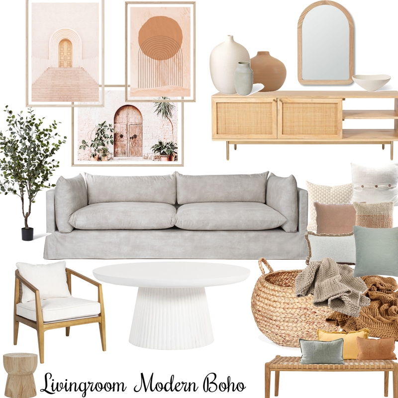 Docksider- Living room Modern Boho Mood Board by Urthdesign on Style Sourcebook