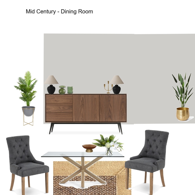 Grey Scheme Color Scheme- Option 1 with Rust Curtains & Charcoal Grey Chairs & Brown Sideboard & Tan Leather Chairs & Brown Sideboard Mood Board by Asma Murekatete on Style Sourcebook