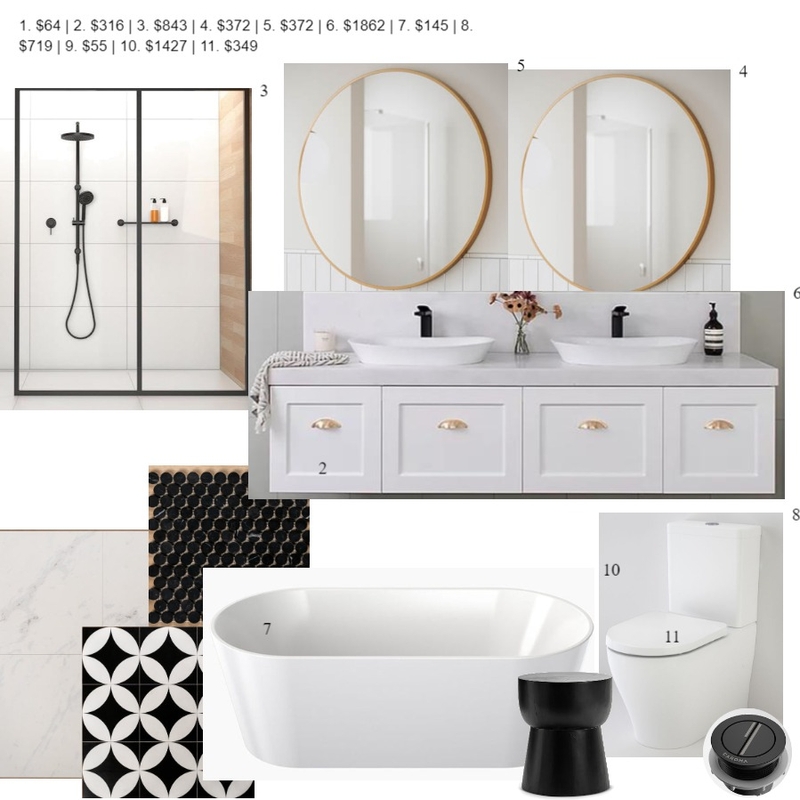 Modern Luxe Black with gold hint Mood Board by chelseaicook@icloud.com on Style Sourcebook