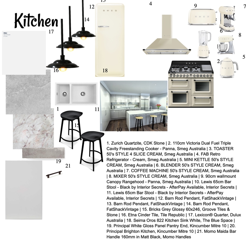 Kitchen Mood Board by Hundz_interiors on Style Sourcebook