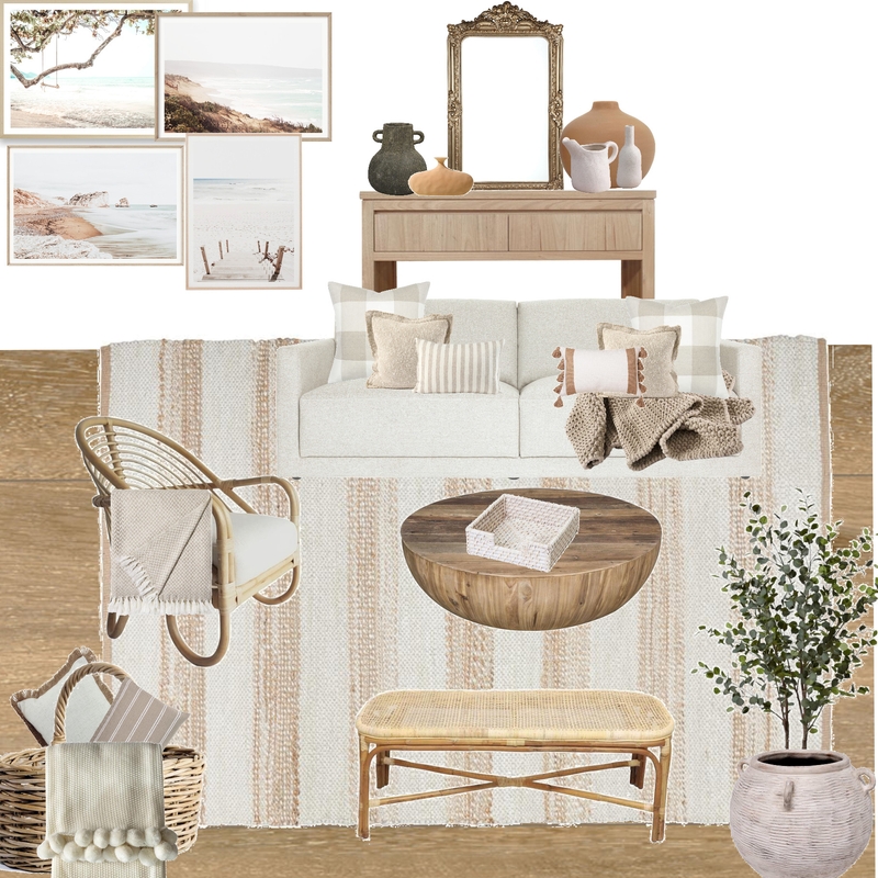 Calming Coastal Boho Mood Board by Urthdesign on Style Sourcebook