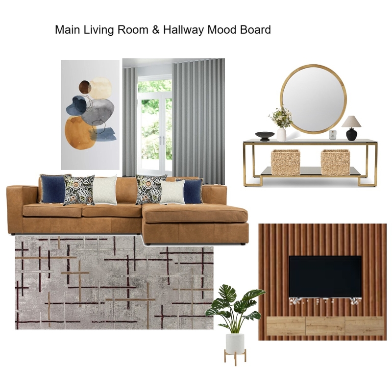 Mr. Tshililo's Living Room & Hallway Mood Board Mood Board by Asma Murekatete on Style Sourcebook