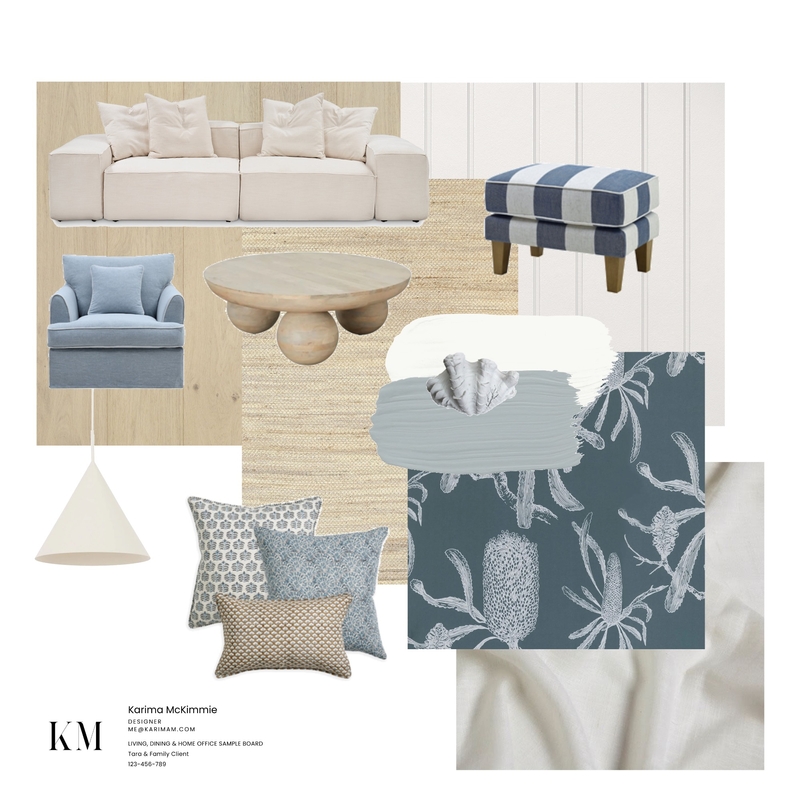 Tara & Family Living Dining & Home Office Mood Board by karimamckimmie on Style Sourcebook