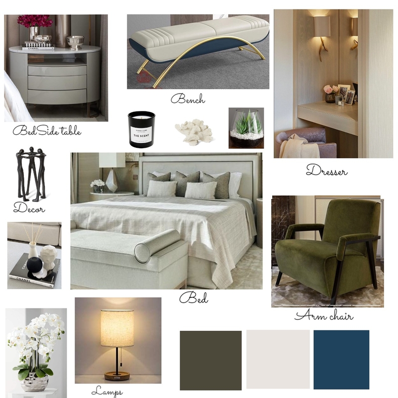 Mr chucks madams bedroom Mood Board by Oeuvre designs on Style Sourcebook