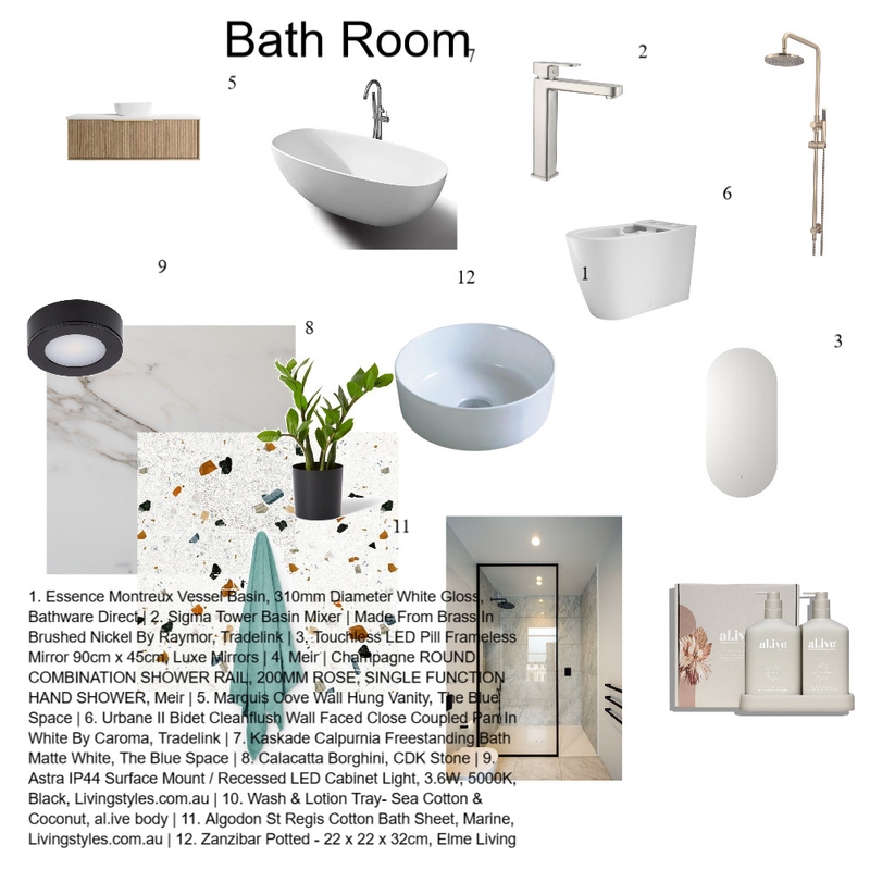 Bath Room MoodBoard Mood Board by nayswe76@gmail.com on Style Sourcebook